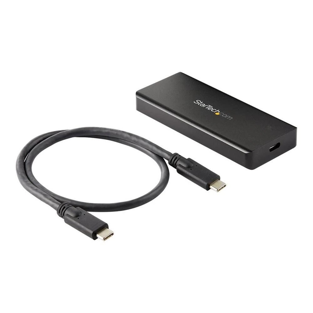 StarTech - Caja externa para SSD NVMe M.2 M2E1BRU31C con USB-C 10 Gbps, disipación térmica en aluminio y certificación IP67