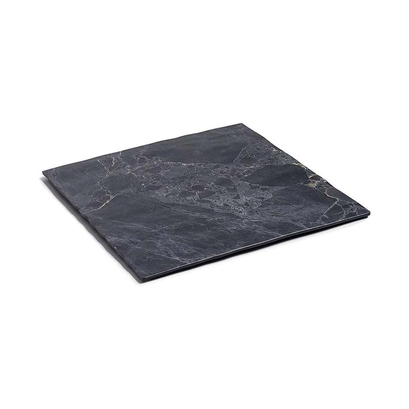 LACOR Lacor Bandeja Cuadrada 28,5x28,5 cm | Acabado Estilo Mármol | Diseño Elegante | Ideal Para Servir y Decorar