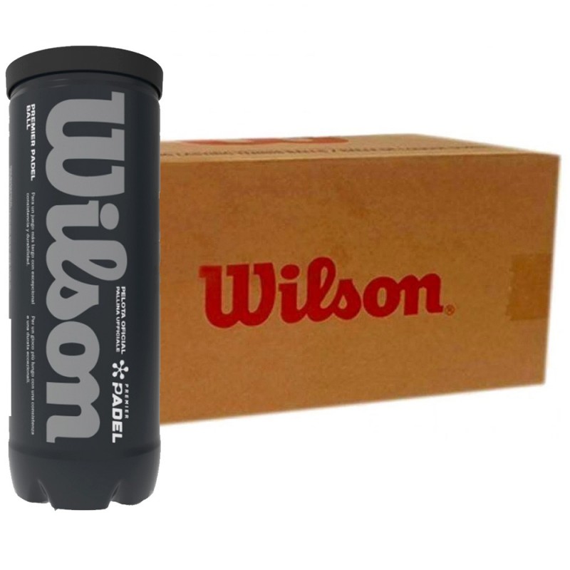 Pelotas Wilson Premier Padel Silver – Calidad Pro en Botes, Packs y Cajones Completos para un Rendimiento Máximo y Juego Profesional