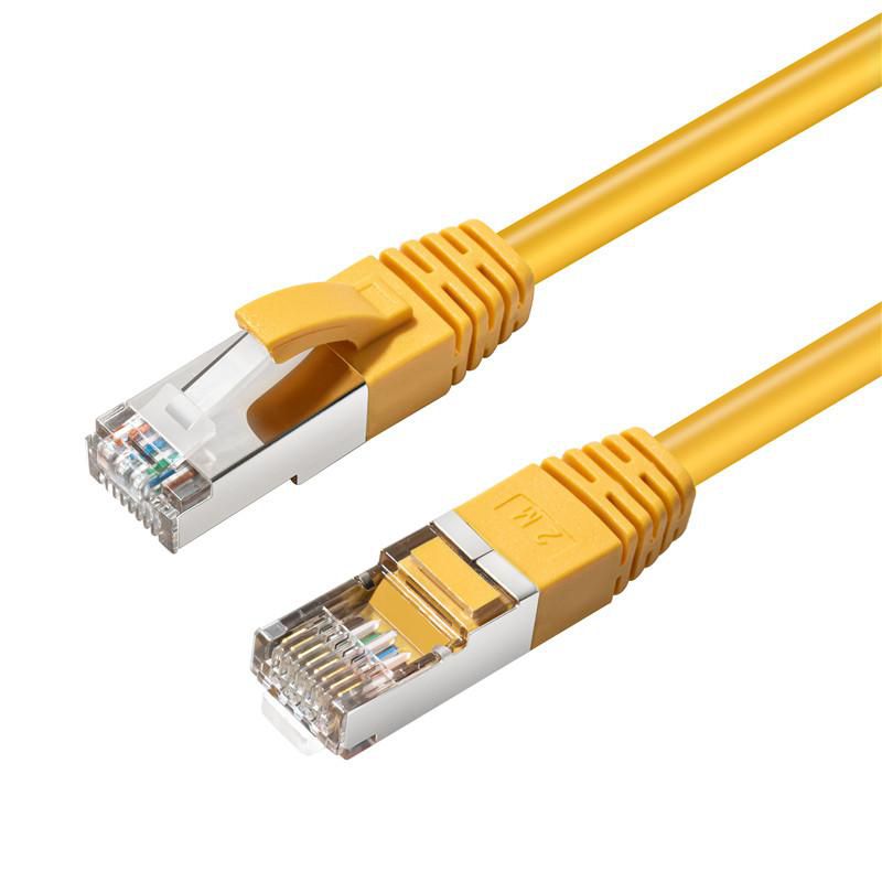 Microconnect Cable de Red CAT6A S/FTP 5m Amarillo LSZH Alta Velocidad Blindado
