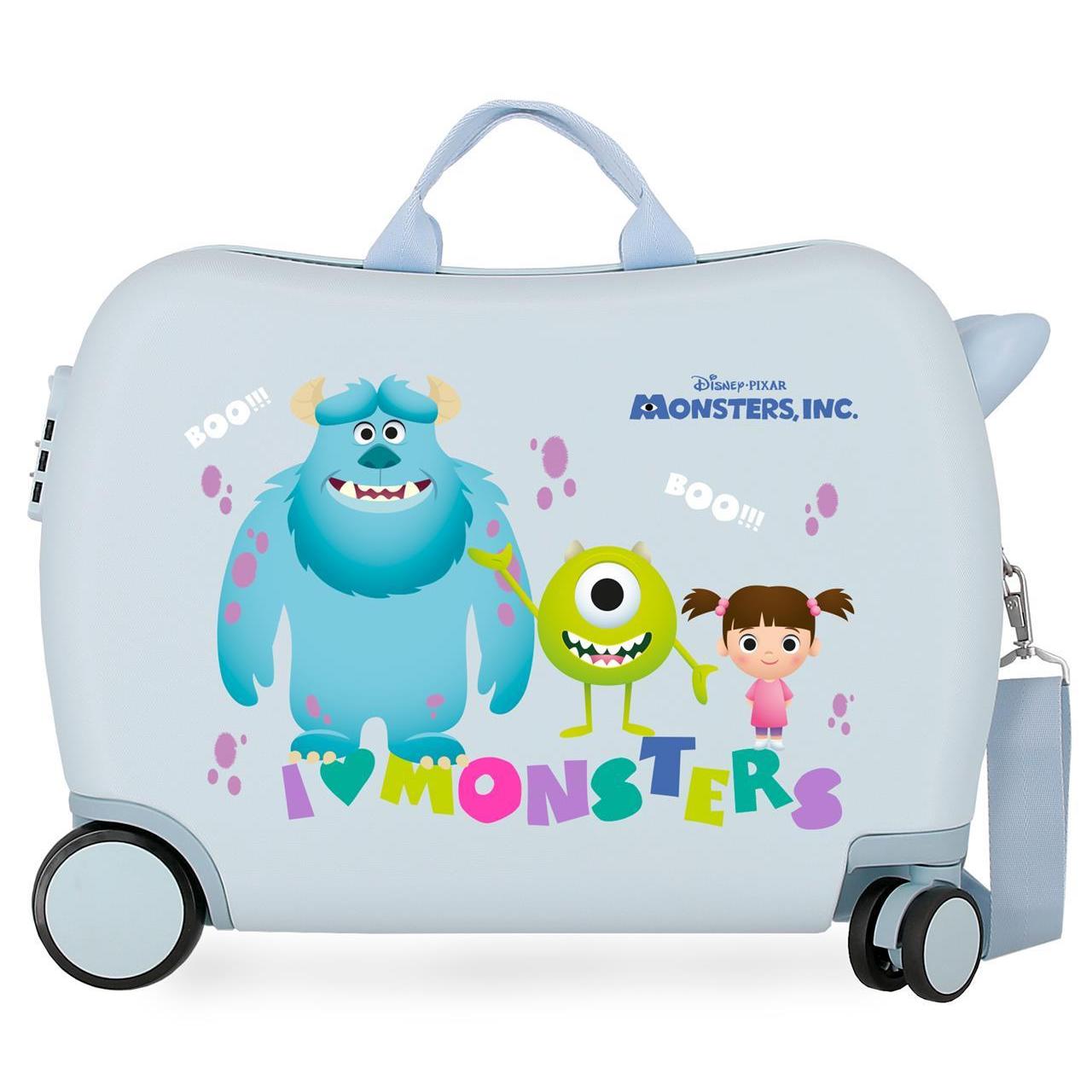 Maleta Infantil Disney Family pixar azul claro 38x50x20cm
