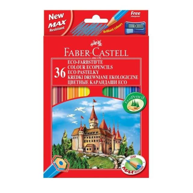 FABER LAPIZ FABER 36 COLORES ECOLOGICOS CON AFILALAPIZ SIN COLECCION