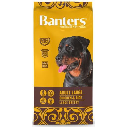 Banters Pienso para Perros Adultos Grandes de Pollo (Perros , Comida , Pienso) - 15 Kg