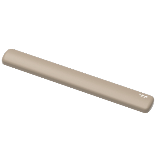 Fellowes Reposamuñecas Teclado Breyta Beige – Hex Cushion Technology, Silicona, para Teclado estándar, para Uso con Ordenador, Mac o portátil. Adecuado para casa, Oficina y Gaming.