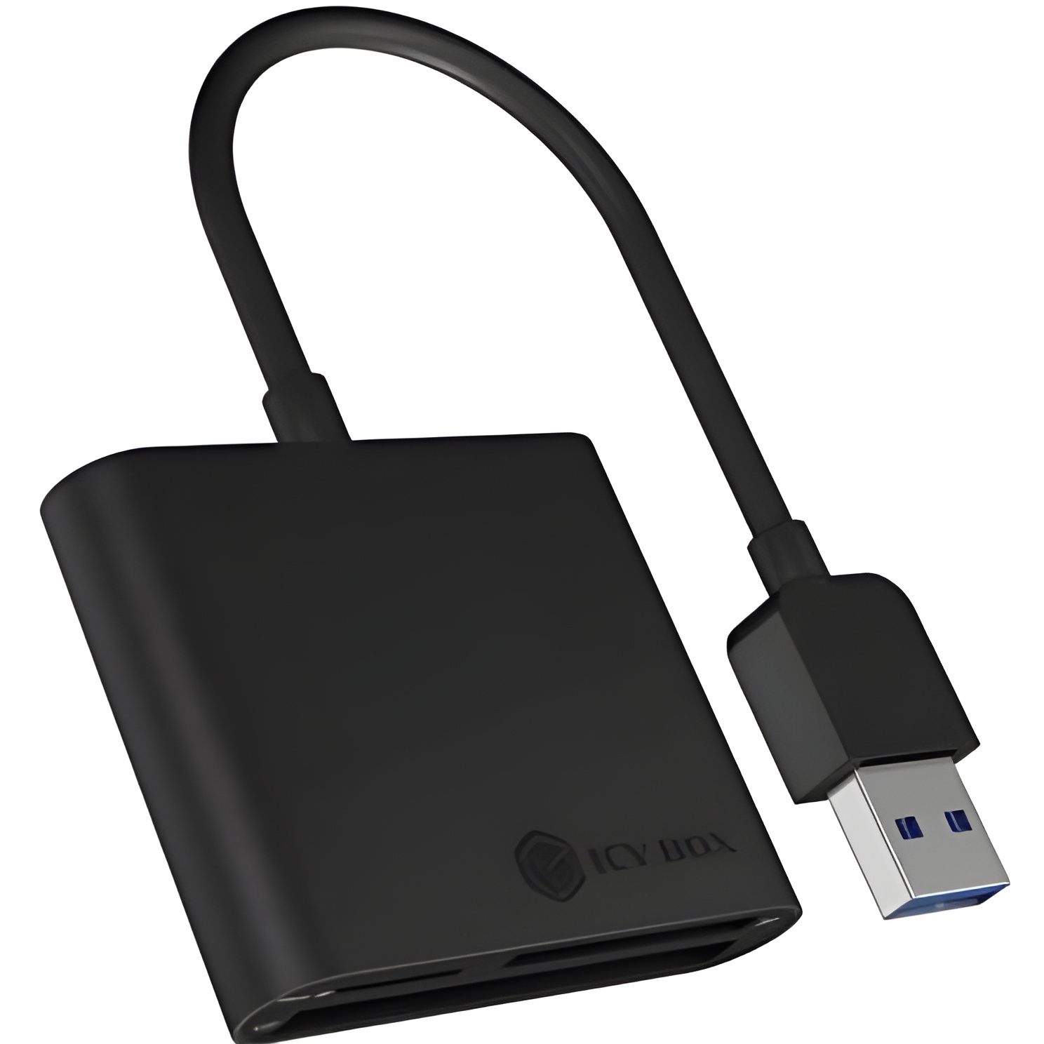 Raidsonic ICY BOX U3 Lector de Tarjetas USB 3.0 para CF, SD y Microsd Negro