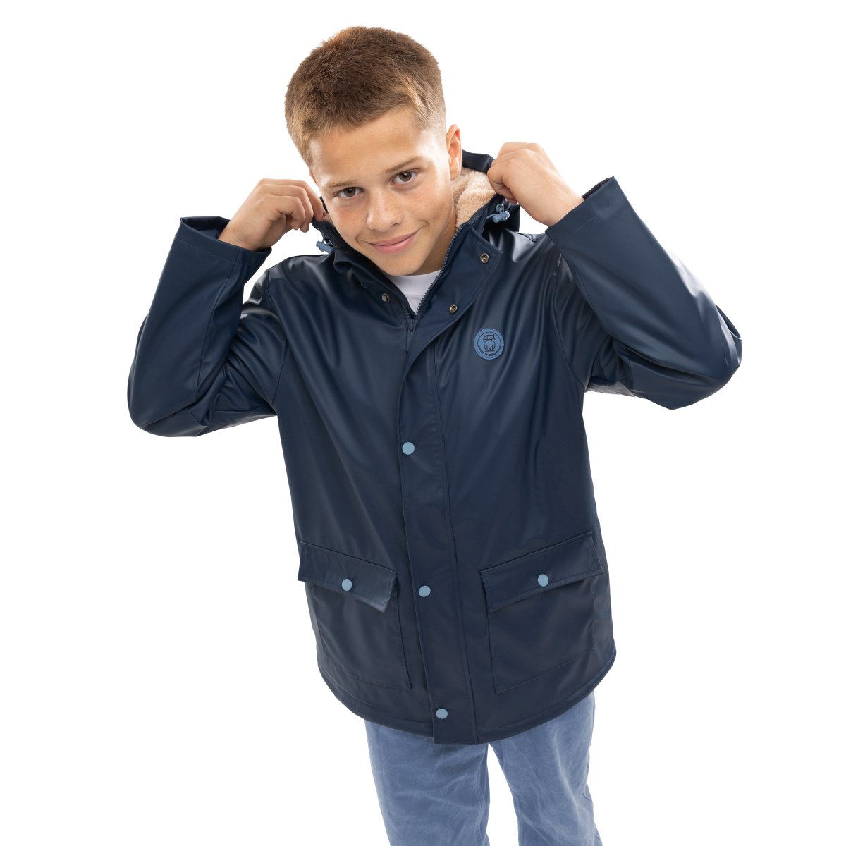 SIROKO - Chubasquero Waterproof Engomado Lifestyle para Niño_