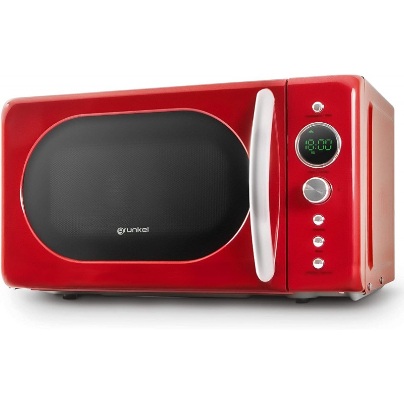 Suinga Microondas Vintage Grunkel MWDGR 20L Rojo Digital