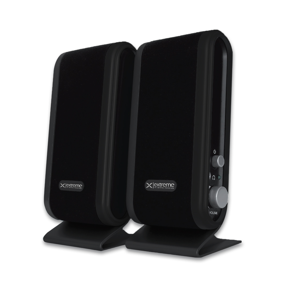 Extreme xp102 speakers 2.0 channels 4 w black