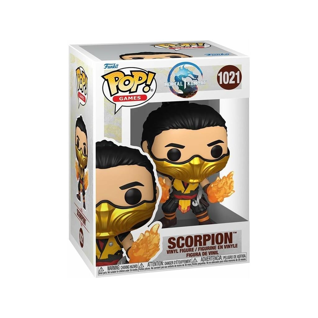 Funko Pop Games Mortal Kombat 1 Figura Scorpion Juguetes FUNKO