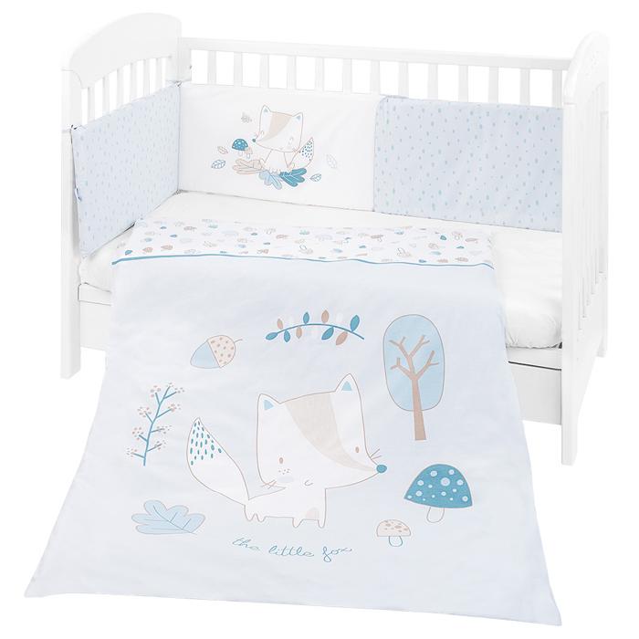Conjunto jogo de cama 2pçs 60x120cm Kikka Boo Little Fox
