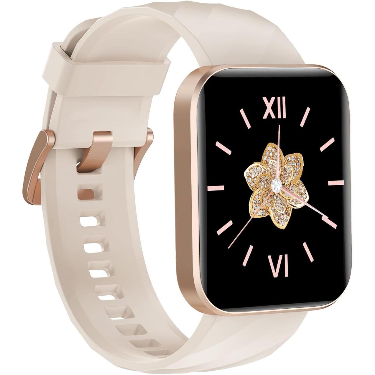 Reloj Inteligente Digital Mujer Hombre Redondo, 2025 1,32" Smartwatch Llamada, 20 Modos Deportivos Fitness Pulsera Actividad con Sueño/Pulsómetro, Podómetro/Cronómetro Smart Watch para iOS Android