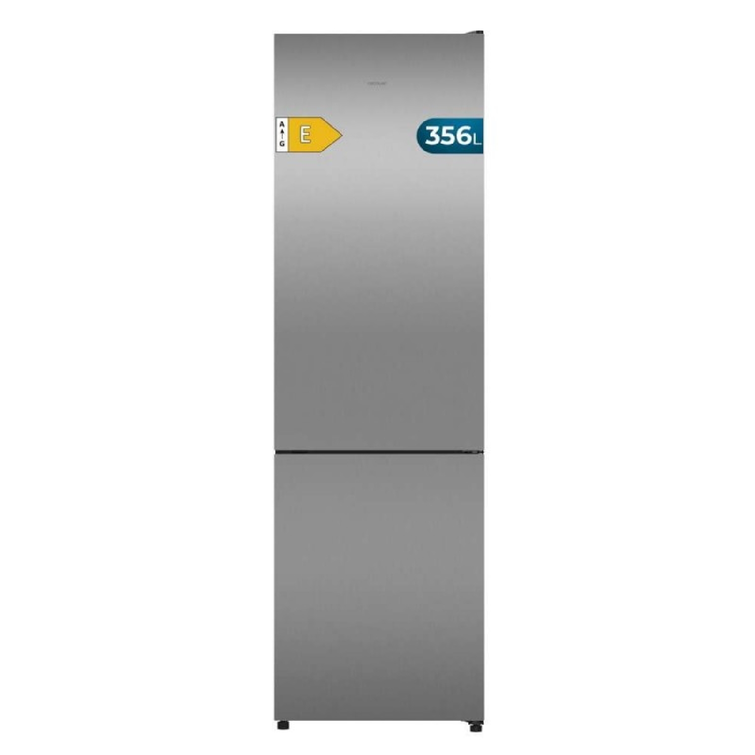 Cecotec Frigorífico Combi Bolero CoolMarket Combi 356i Inox E, 356L, Ancho 59,5cm, Alto 200cm