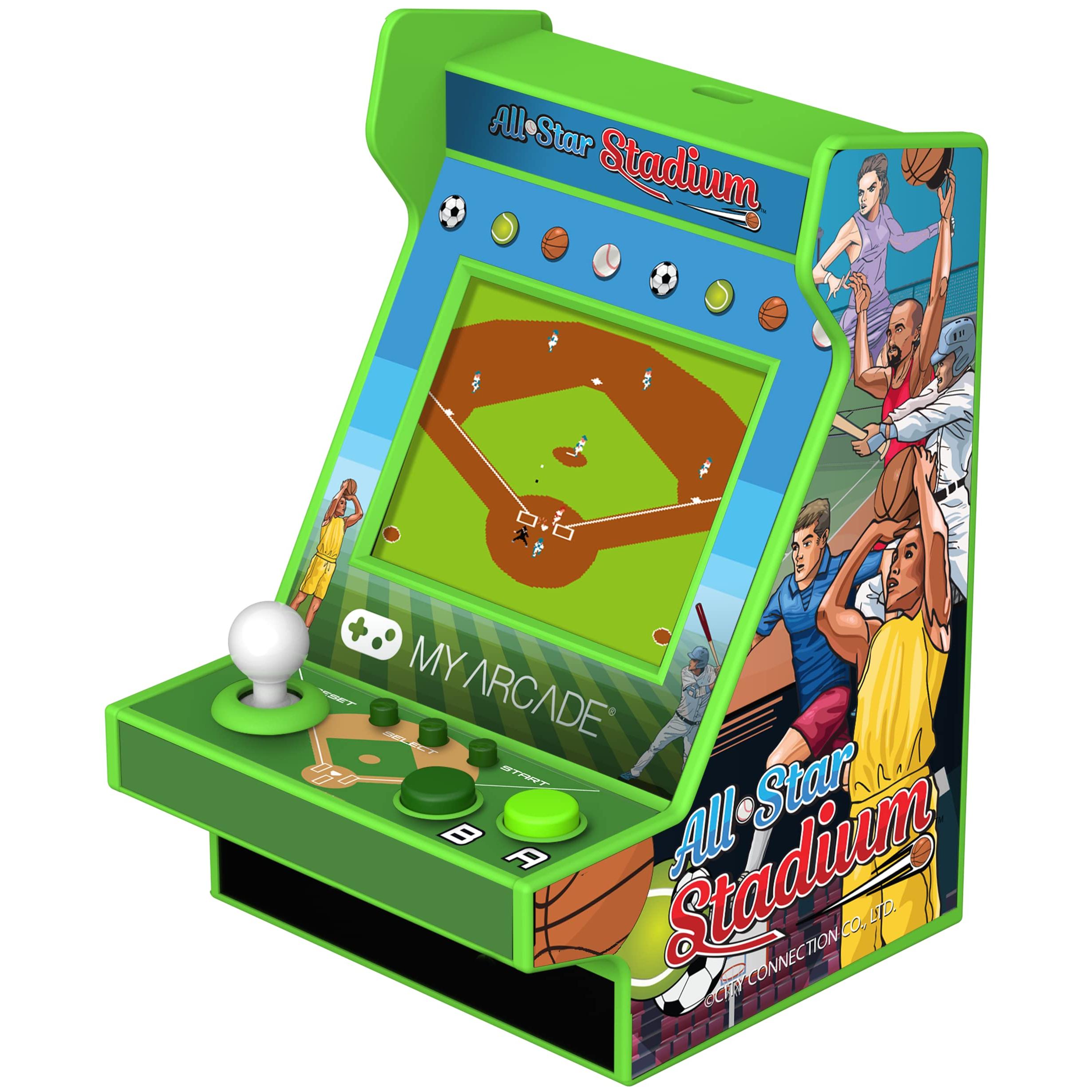 My Arcade Nano Player All-Star Stadium Mini Cabina Retro, 207 Juegos En 1