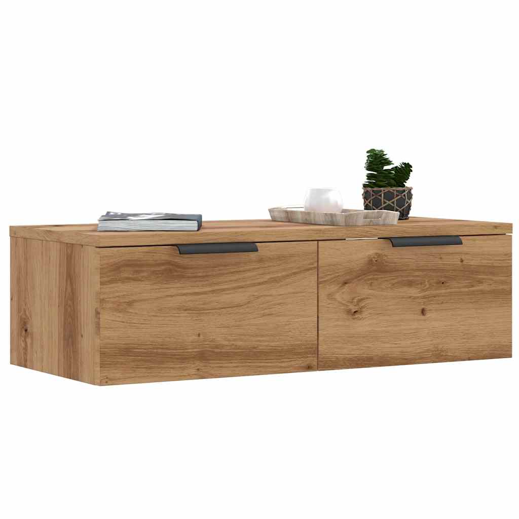 vidaXL Armario de pared madera de ingeniería roble artisan 68x30x20 cm