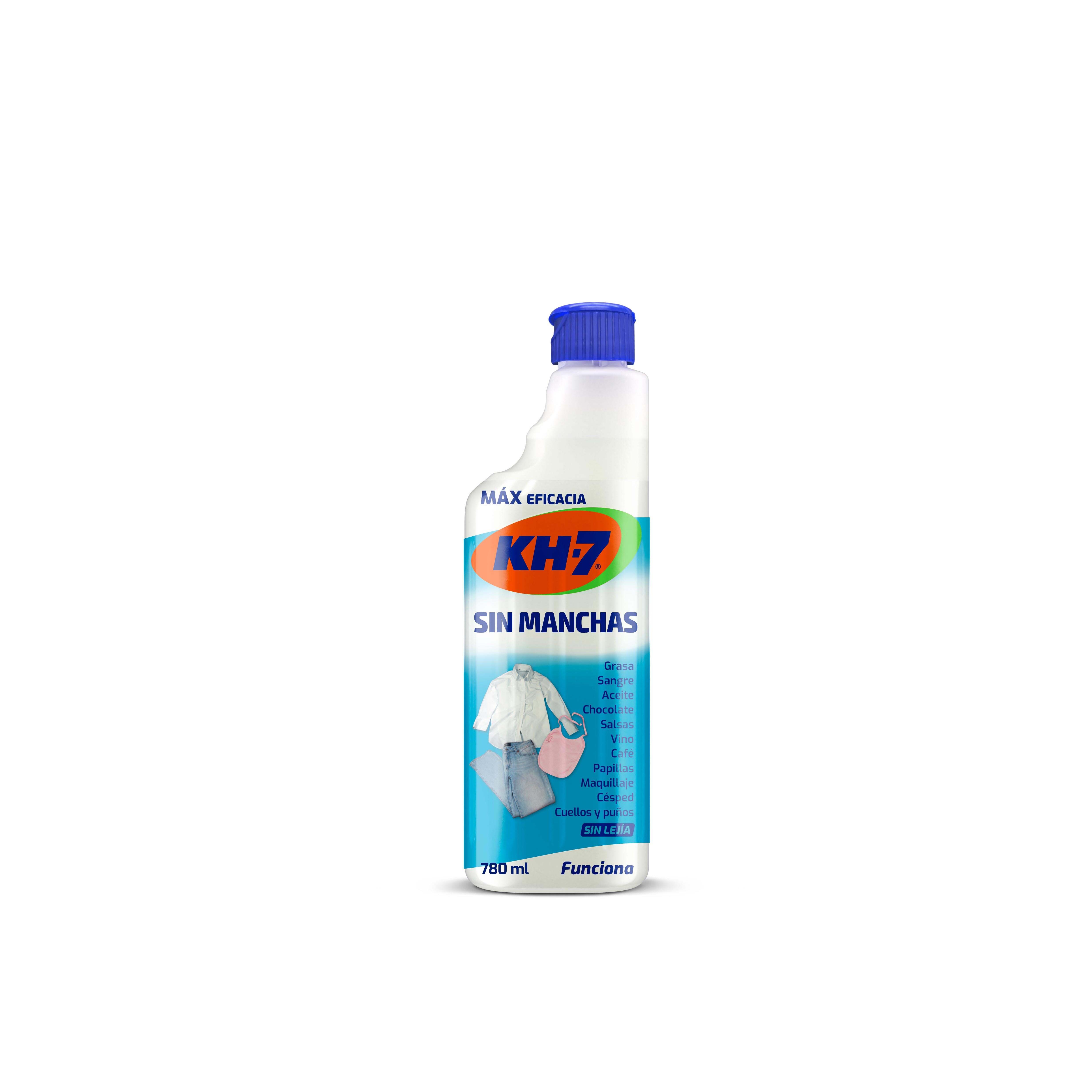 KH-7 Paquete Quitamanchas Ropa - Pack Quitamanchas Azul + Rosa Oxy Color - 2 x 750 ml - Pack Sin Manchas + Ropa Color