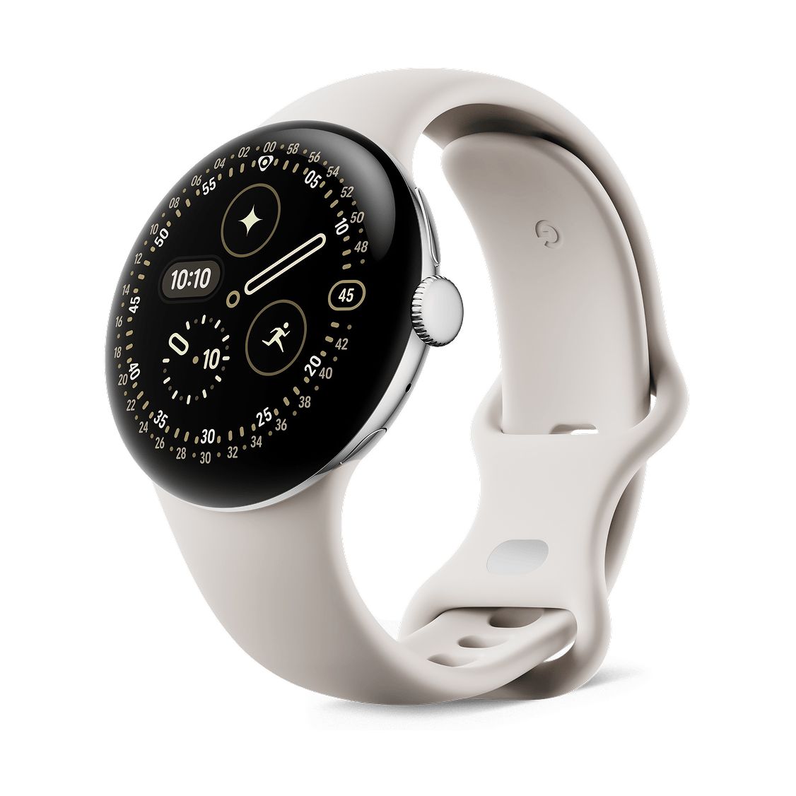 Google Pixel Watch 4 41mm LTE Plata (Silver) y Correa Blanco (Porcelain) GA10829-EU