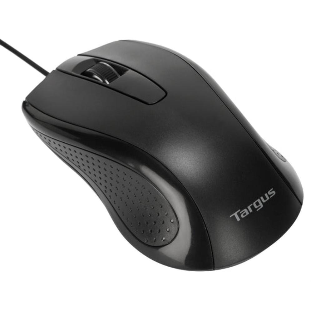 Ratón Targus AMU81AMGL USB 1000 DPI Ambidextro Negro Antimicrobiano