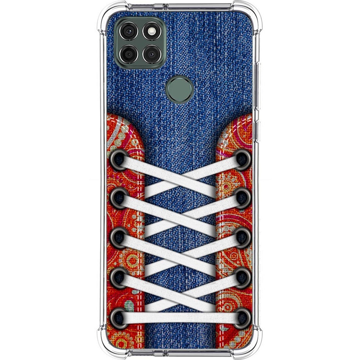 Tumundosmartphone Funda Silicona Antigolpes para Motorola Moto G9 Power diseño Zapatillas 11 Dibujos