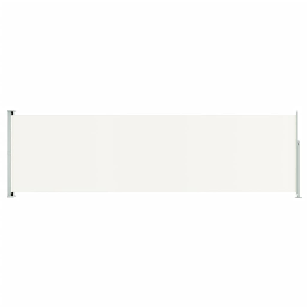 vidaXL Toldo lateral retráctil de jardín 180x600 cm Color Negro, Crema, Azul