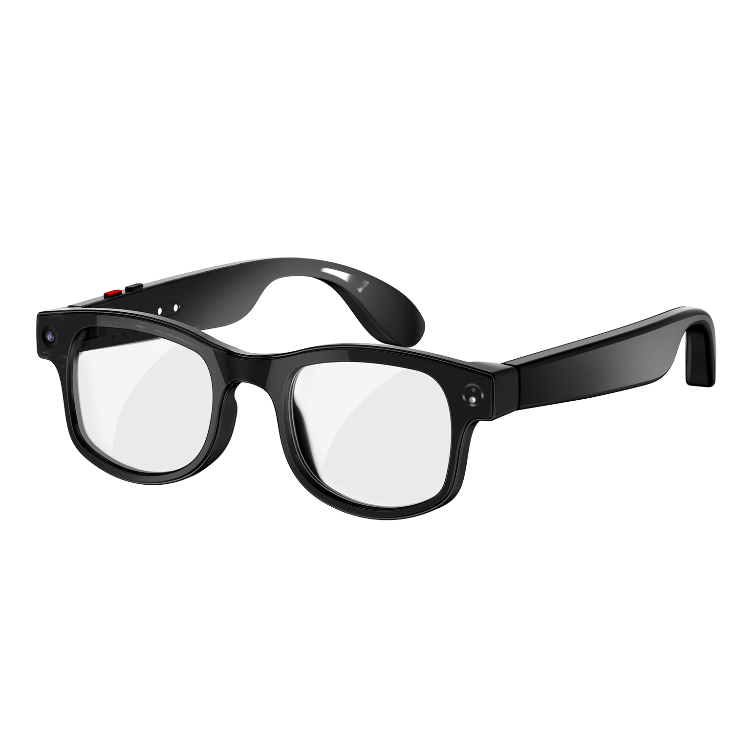 DAM Gafas inteligentes AIMB-G2. Con cámara de 8 MPX, traductor Ai en tiempo real, asistente de voz, control de música y llamadas. Con 3 tipos de lentes. 15,5x4,1x15 Cm.