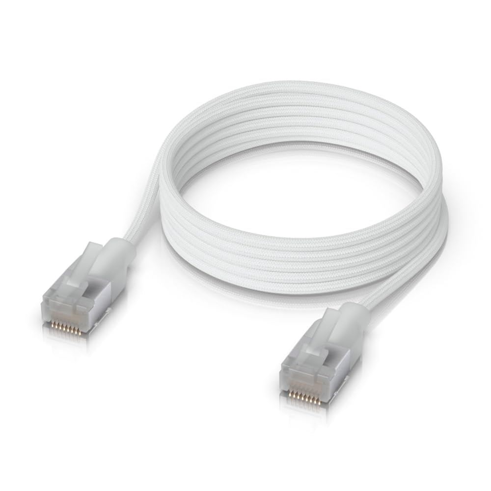 Ubiquiti patch-kabel 1m cat6a uacc-cable-patch-el-c6a-1m-w 1m unifi etherlighting patch cable (max. 10 gbe)
