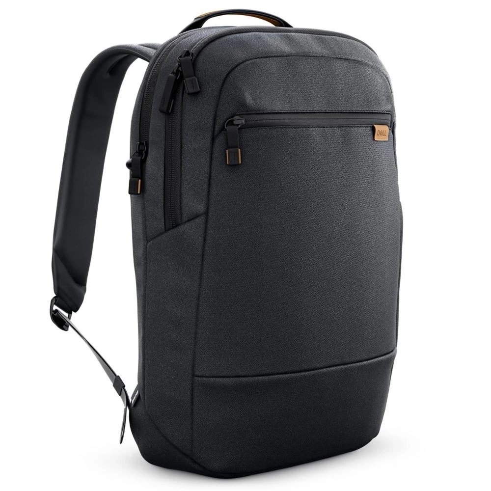 Dell - Mochila para portátil Ecoloop Premier Slim Backpack CP7625S negra, acolchada y resistente a salpicaduras, hasta 16 pulgadas, ligera (920 g) y sostenible con materiales reciclados