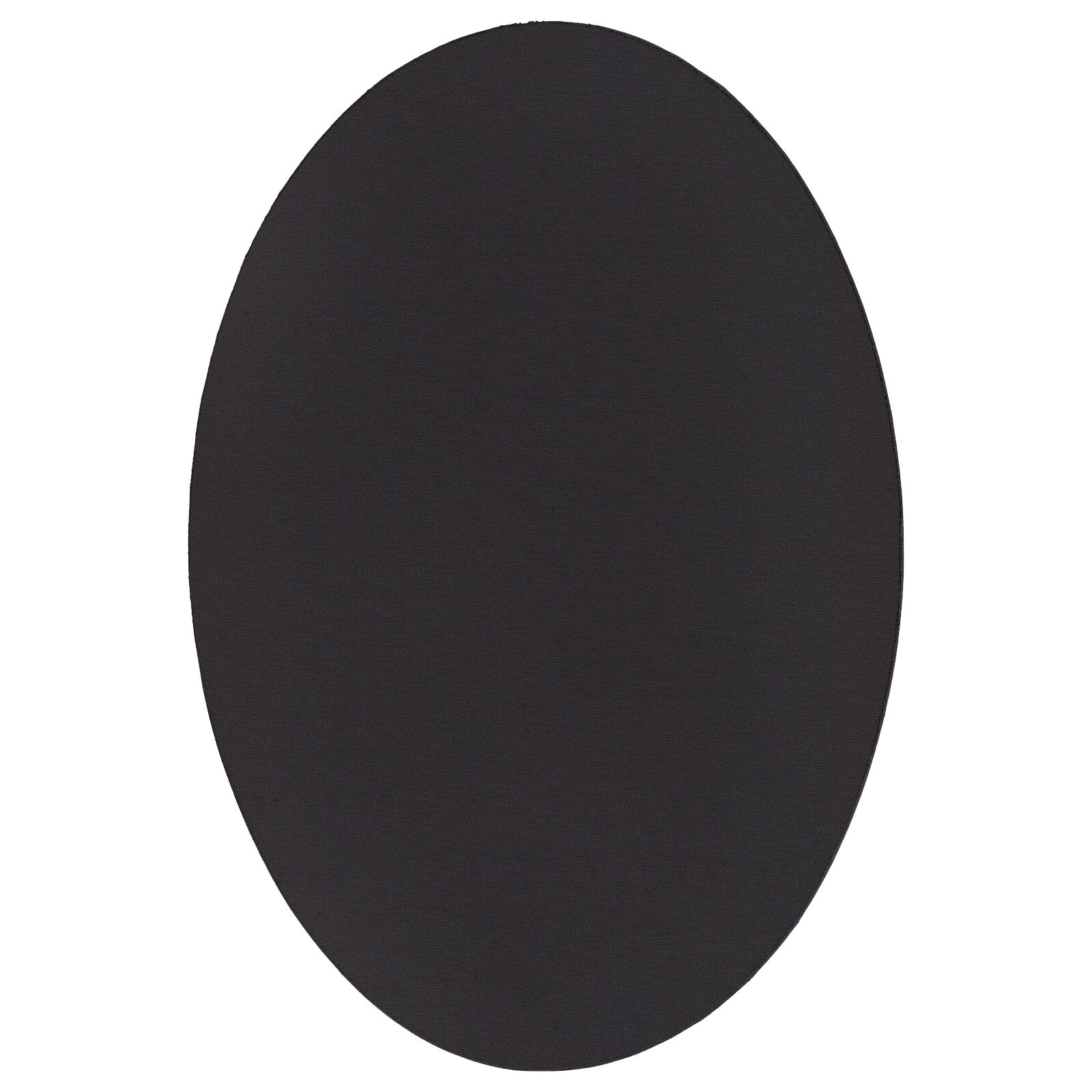 Alfombra vidaXL 'HUARTE' Negra de 120x170 cm Ovalada