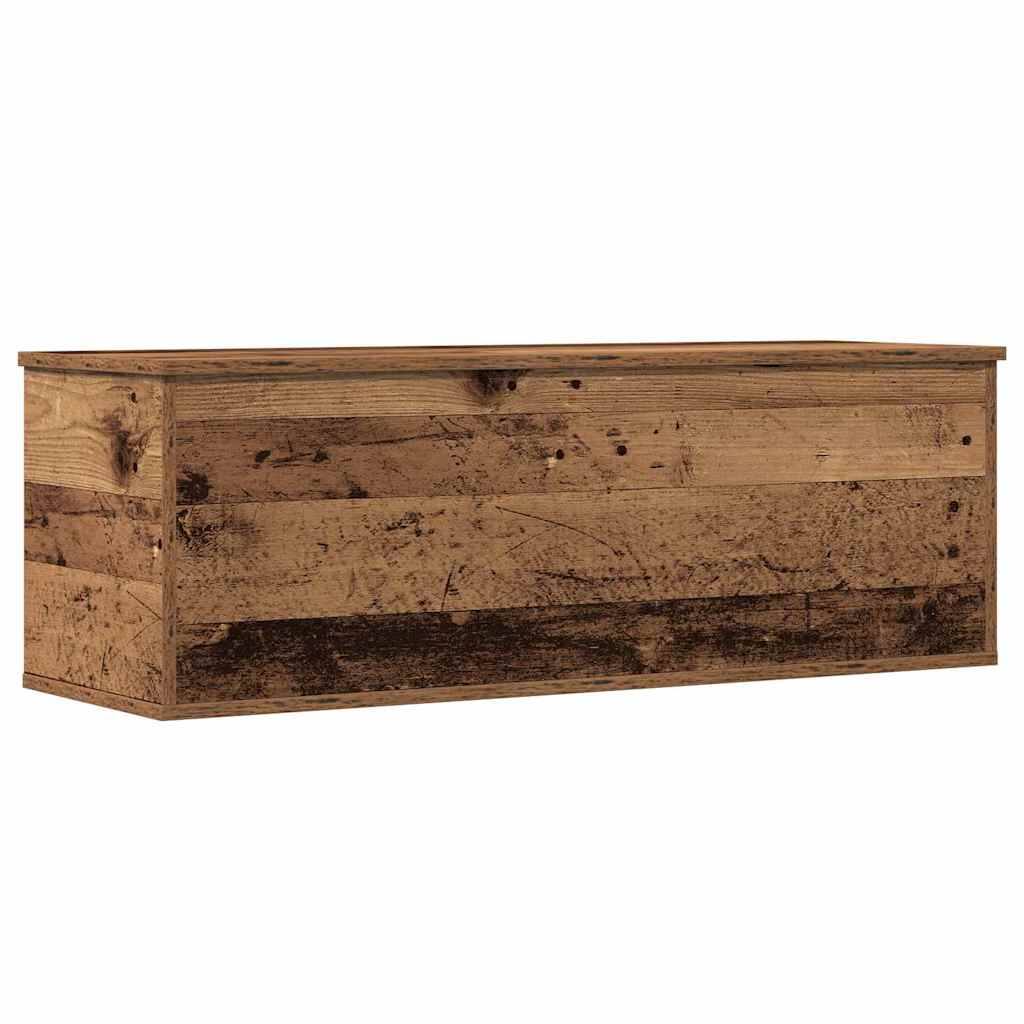 vidaXL Caja de almacenaje madera de ingeniería 102x35x35 cm