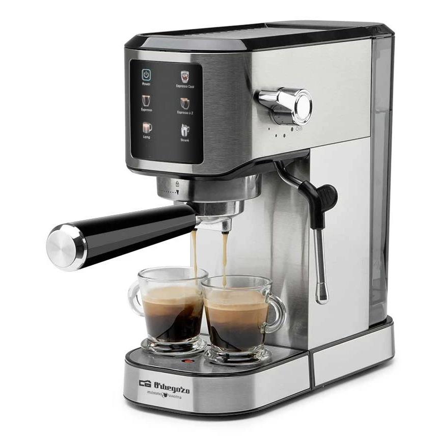 Cafetera Cafetera espresso compacta Cafetera espresso 20bar ORBEGOZO EX 7000  | Inox, Inox