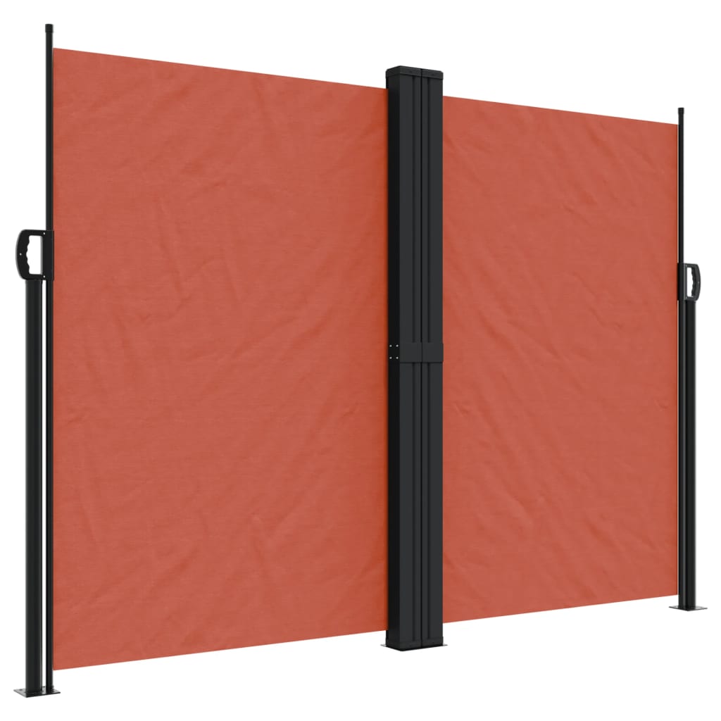 vidaXL Toldo lateral retráctil 180x1200 cm Color Negro, Crema, Azul