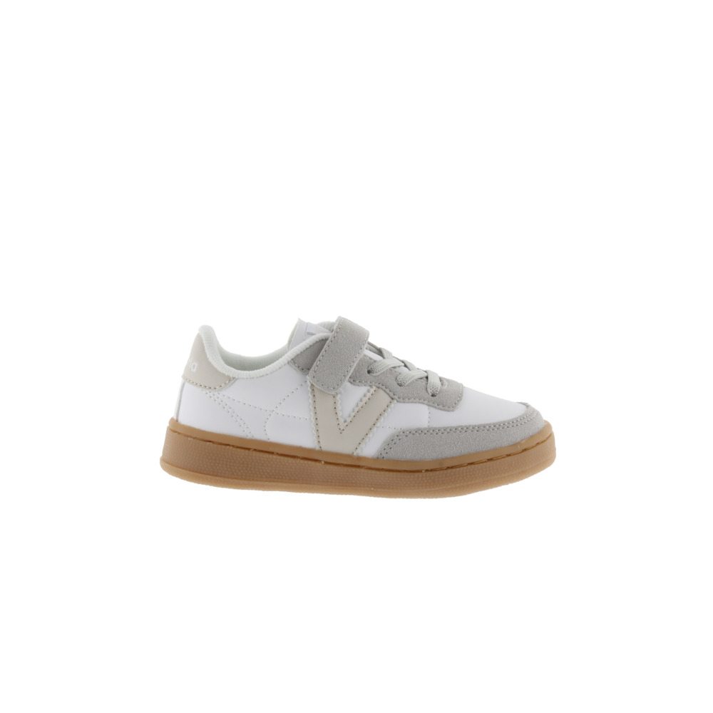 Victoria Oslo Zapatillas de efecto piel con piezas de color y suela caramelo 1256102