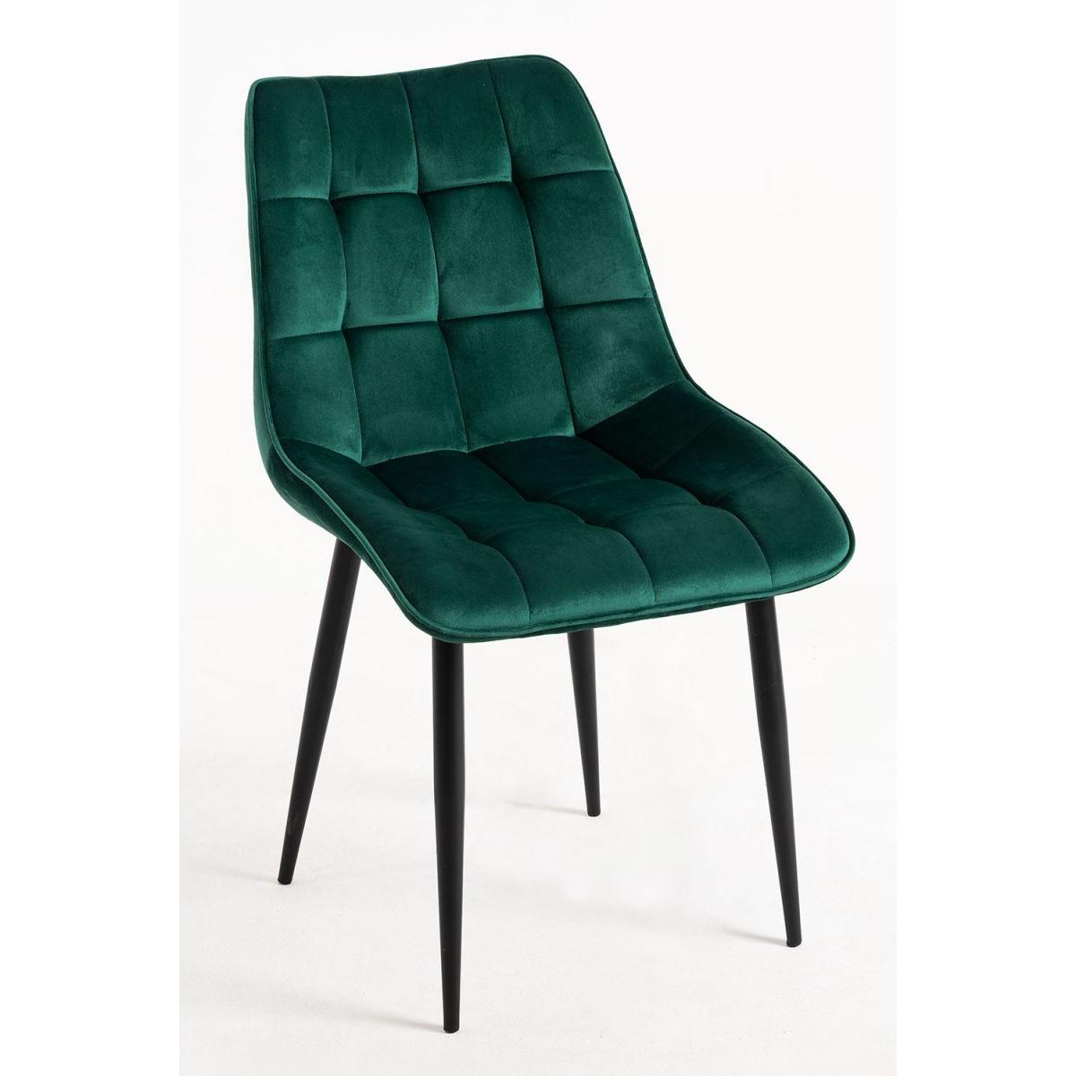 Regalos Miguel - Sillas Comedor - Silla Cade Terciopelo - Verde