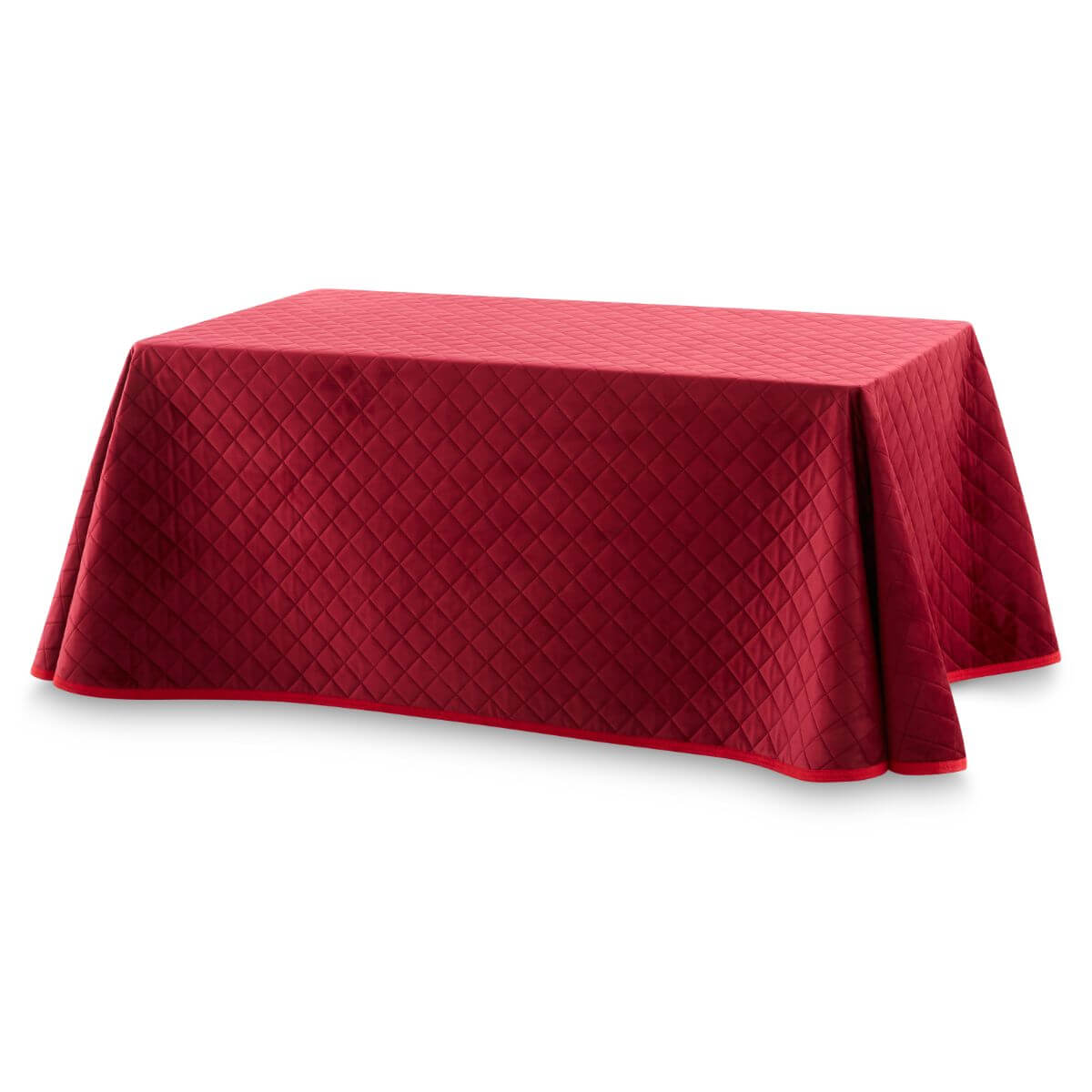 Falda Camilla VELVET acolchada, Enaguilla de Invierno Rectangular disponible en varias medidas y colores. Faldilla para mesa que mantiene el calor, de tejido aterciopelado y tacto extra suave, de Lanovenanube