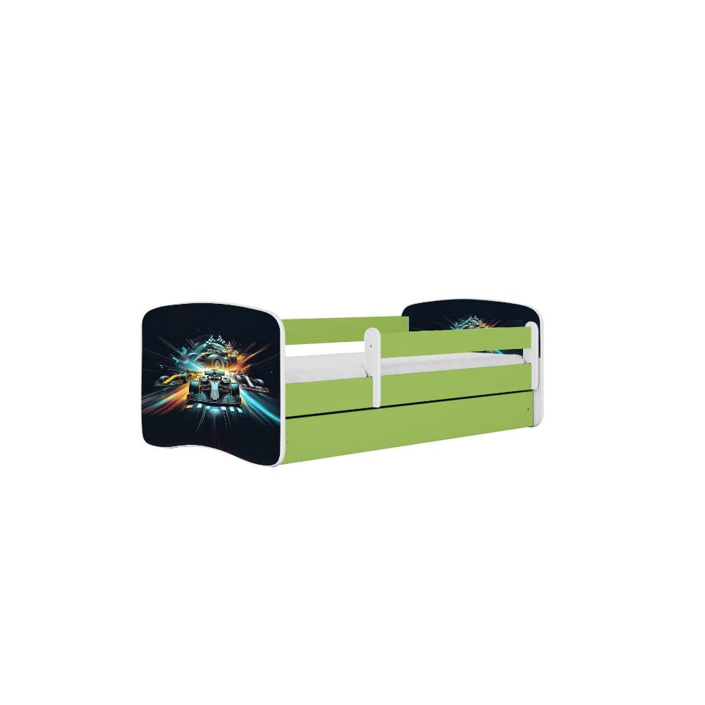 Cama 180 x 80 cm Kocot Kids BabyDreams Race Green