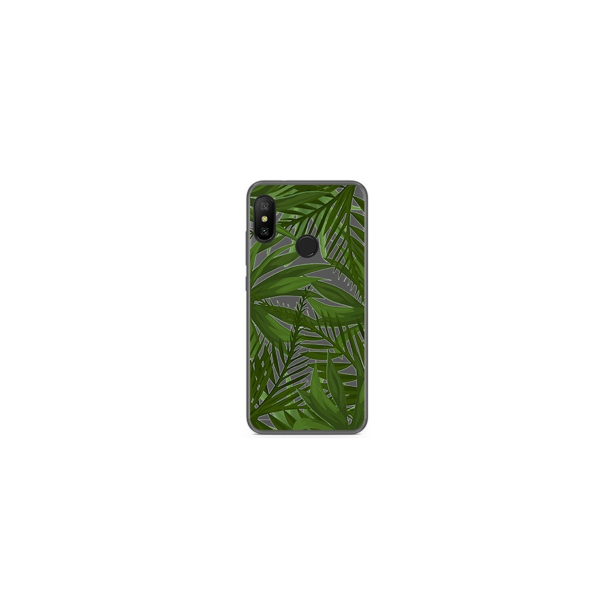 Tumundosmartphone Funda Gel Transparente para Xiaomi Redmi 6 Pro / Mi A2 Lite Diseño Jungla Dibujos