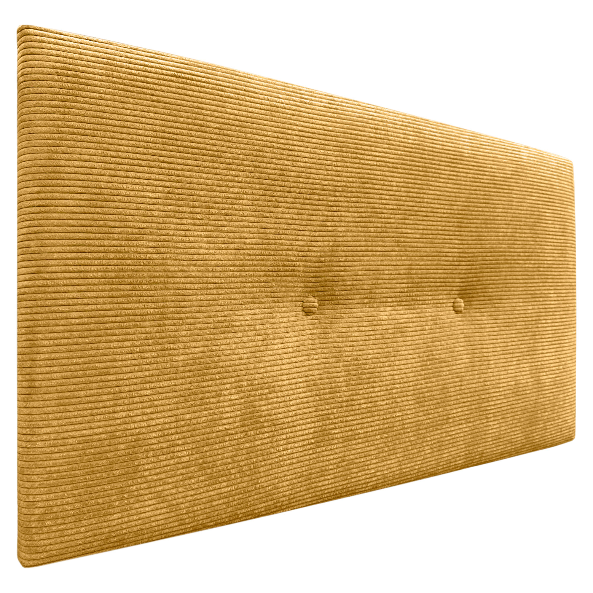 DHOME Cabecero de Pana Liso con Botones Alta Gama Moderno 4cm Grosor