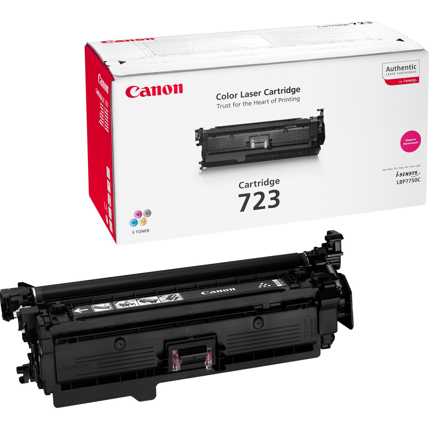 Canon 723 M - Cartucho de tóner - 1 x magenta - 8500 páginas