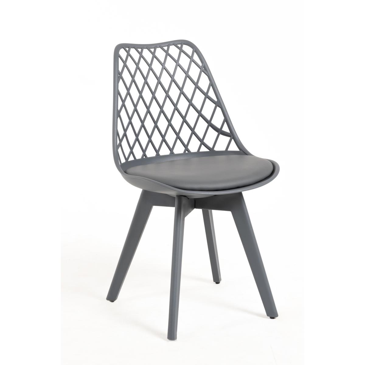 Regalos Miguel - Packs Sillas Comedor - Pack 6 Sillas Mima Suprym - Gris oscuro