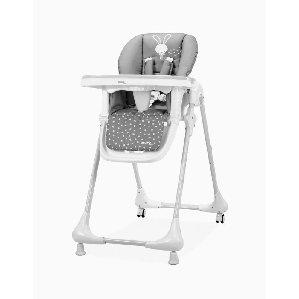 Cadeira da papa Asalvo Chef Baby Rabbit Grey