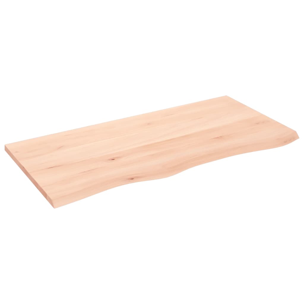 Vidaxl Estante de Pared de Madera Roble Tratada 100x50x2 Cm Natural