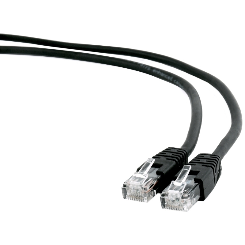 Cable de Red Gembird Latiguillo Cat.6 Utp 2 Mts Negro