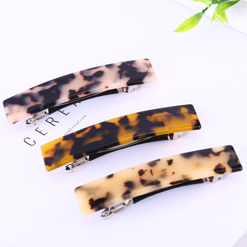 4 Piezas Pinzas Pelo Pequeñas, Estampado de Leopardo Pinza Pelo Mujer,  Antideslizantes Pinzas de Pelo, Acrílico Pinza Pelo, Pinzas Pelo Niña