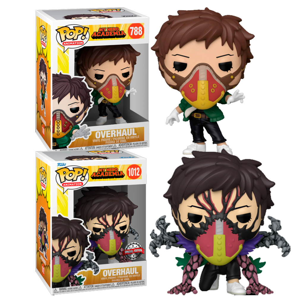Pack 2 Funko Pop Kai Chisaki. Overhaul My Hero Academia 788  1012  figura Boku no Hero Funko anime figura