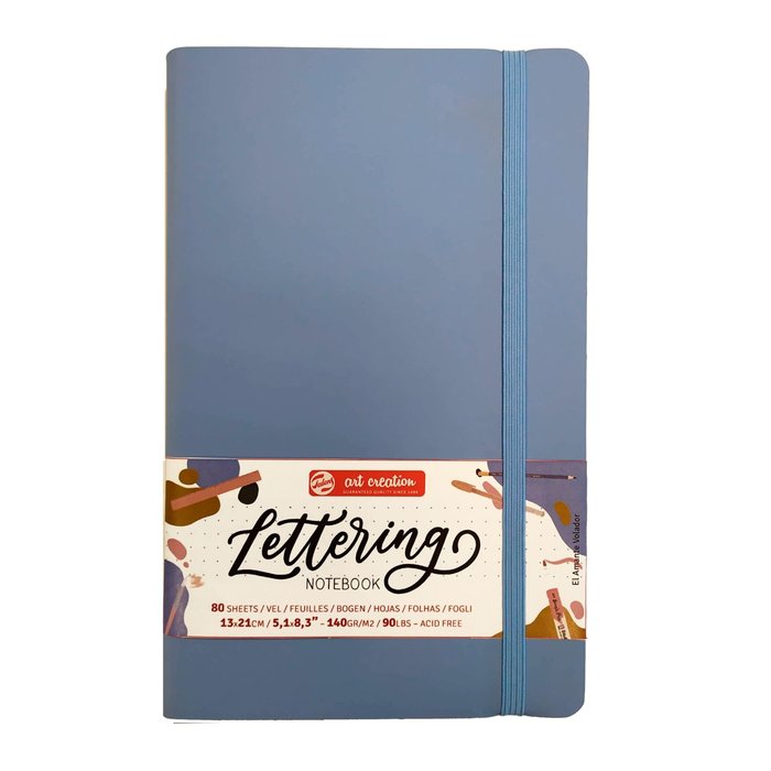 TALENS LIBRETA LETTERING 13X21 AZUL BLOCS 1x13x21 Cms.