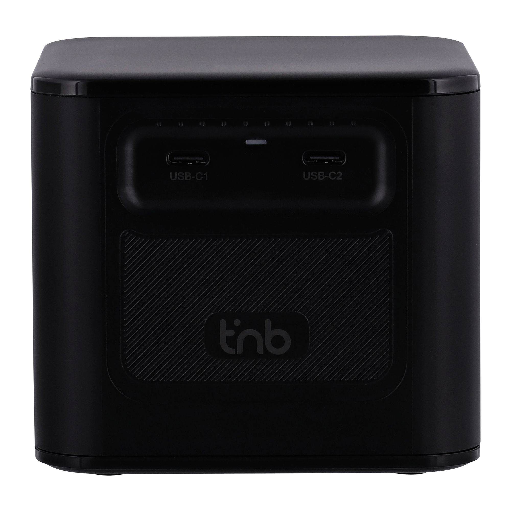 T'nB - Estación de carga con 8 puertos de carga, tecnología PD 3.1, 380 W, 6 puertos USB-C y 2 puertos USB-A, formato compacto, color negro
