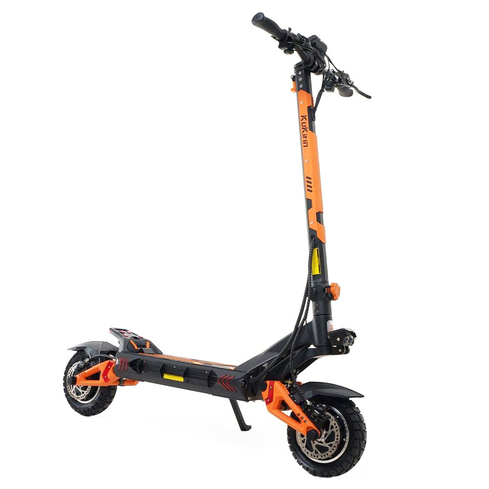 Patinete Electrico KuKirin G3 Pro 1200W*2 Motores Todo Terreno con Neumáticos de 10 Pulgadas, Batería Extraíble de 52V 23.2Ah, Autonomía Máxima de 80 KM, Velocidad Máxima de 65 Km/h, Doble Amortiguador, IP54 a Prueba de Agua, Doble Freno de Aceite