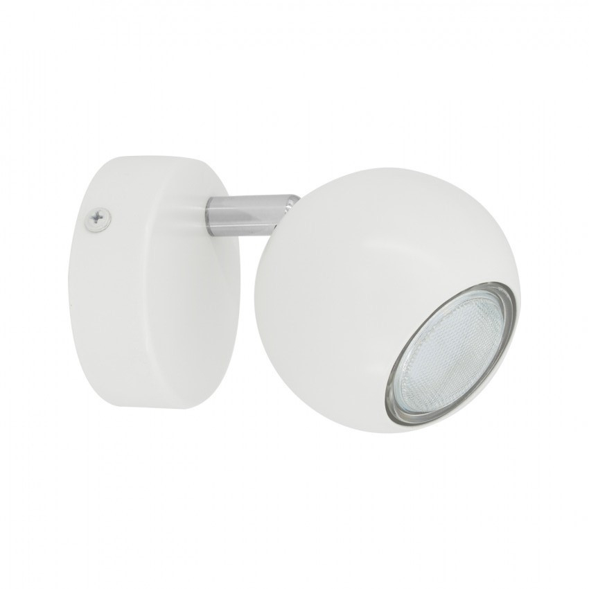 Ledkia Lámpara de Pared Aluminio Orientable 1 Foco Blanco Ates Blanco