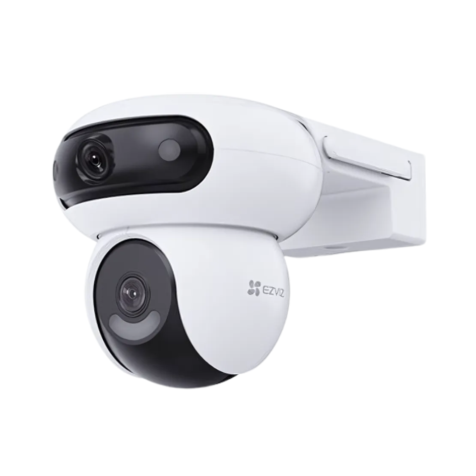 EZVIZ H90 DUAL 2K + 2K Cámara de Vigilancia Wifi Con Doble Lente 360º de Exterior con Visión Nocturna a Color, Detección de Personas y Vehículos Inteligente y Seguimiento Automático