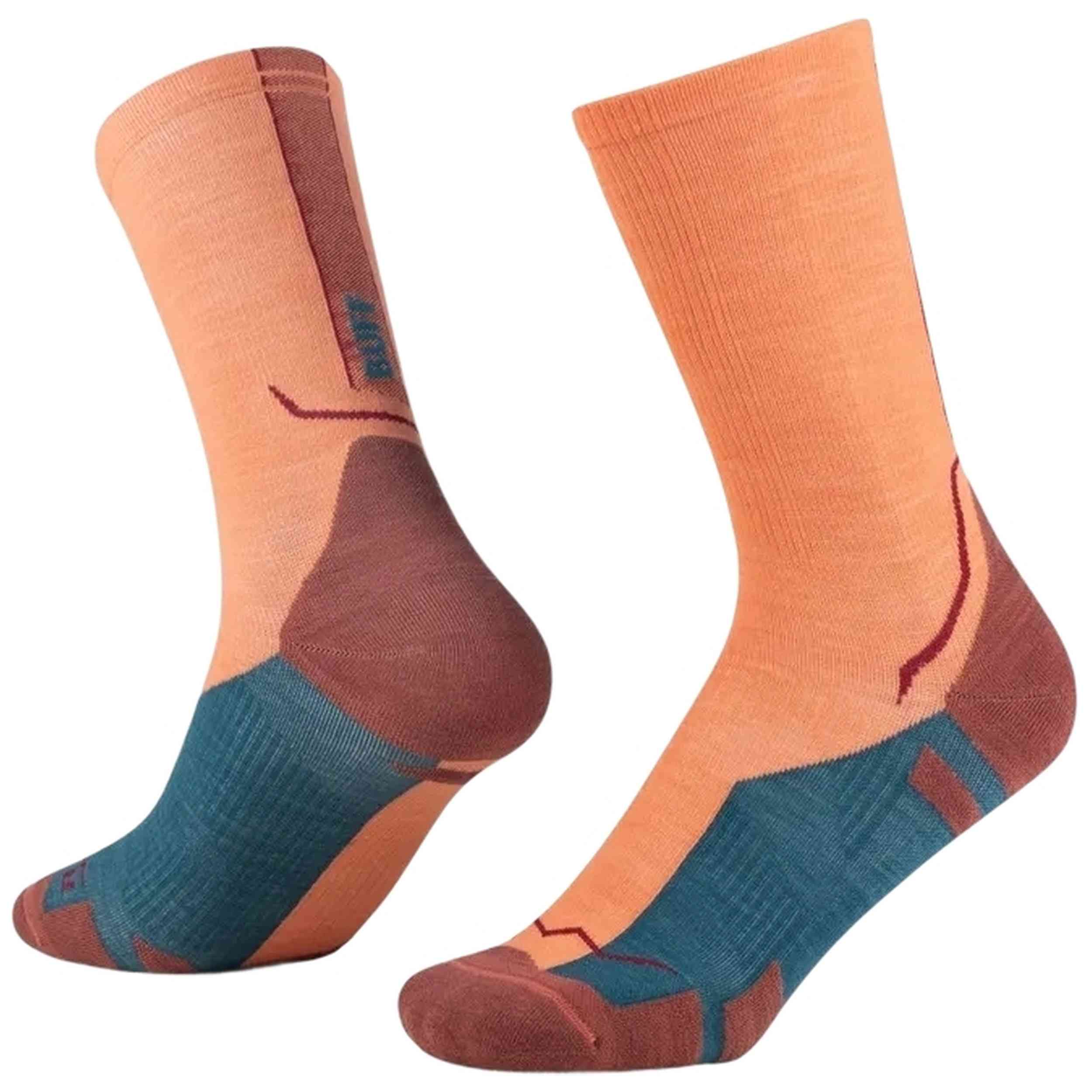 Calcetines Buff modelo Merino Lightweight Crew Sock Lwc4 en color Naranja