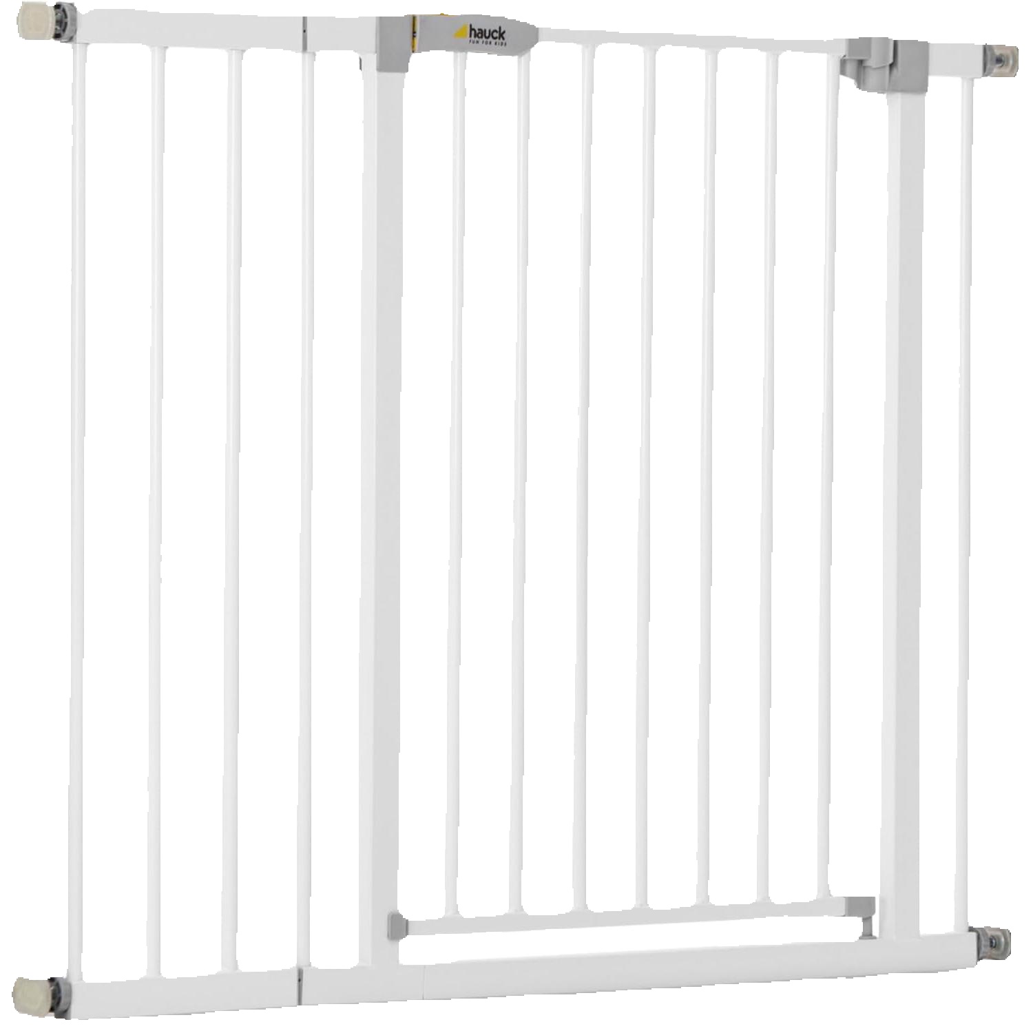 hauck Open N Stop KD Barrera Seguridad Niños Escaleras con Extension 21 cm - Valla Seguridad Infantil sin Agujeros - Puerta para Perros - Bebes Seguridad - 96 - 101 cm - Blanco